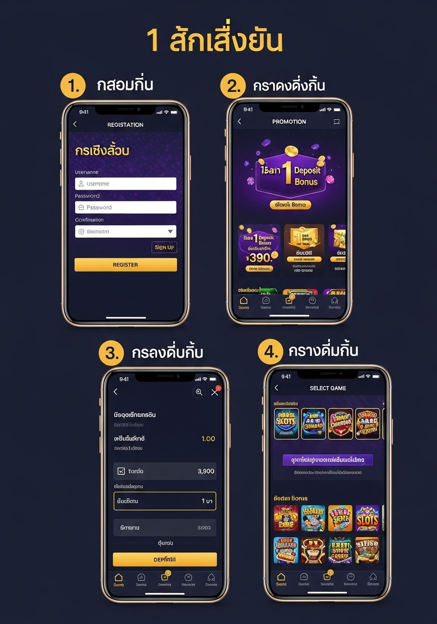 ขั้นตอนการรับโบนัสฝาก 1 บาท บนเว็บ thepgbets อย่างง่ายดาย
