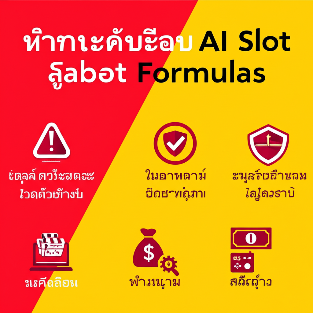 ข้อควรระวังและคำแนะนำสำหรับการใช้สูตรสล็อต AI อย่างปลอดภัย