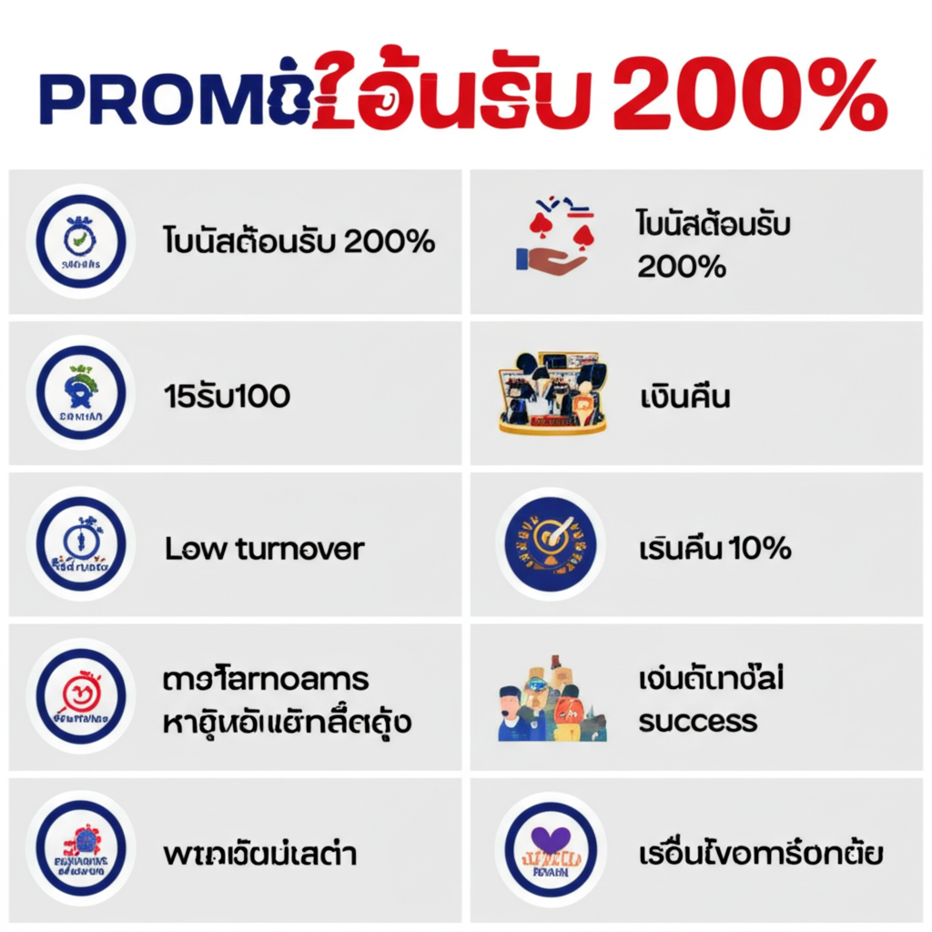 ตารางเปรียบเทียบโปรโมชั่นคาสิโนสดยอดนิยมปี 2025 พร้อมเงื่อนไขและข้อดีข้อเสีย