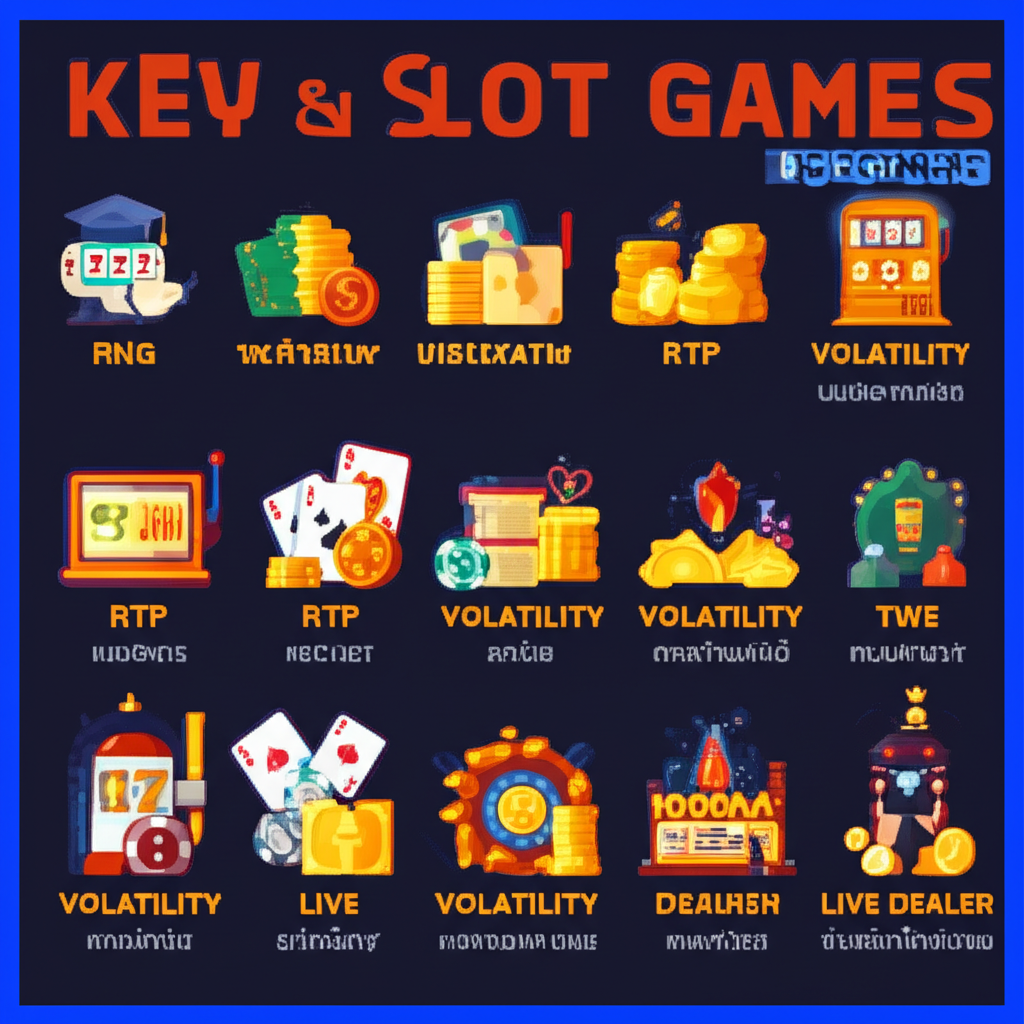 คำศัพท์สำคัญสำหรับมือใหม่เล่นสล็อตและคาสิโนออนไลน์ เช่น RNG, RTP, ดีลเลอร์สด