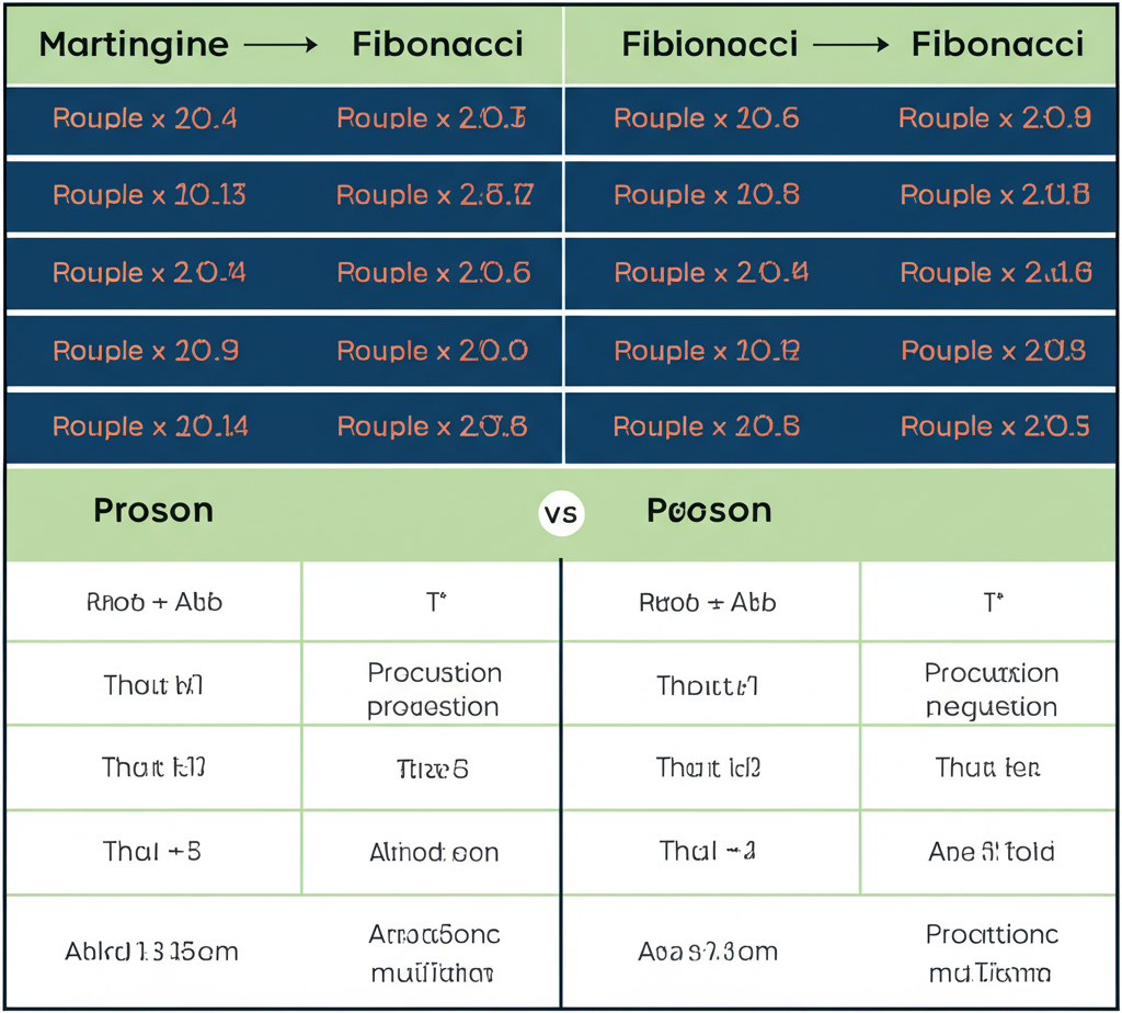 เปรียบเทียบสูตรเดินเงิน Martingale และ Fibonacci พร้อมตารางและข้อดีข้อเสีย