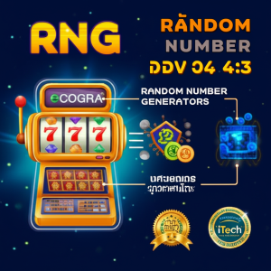 อินโฟกราฟิกอธิบายระบบ RNG และความยุติธรรมของเกมสล็อตออนไลน์