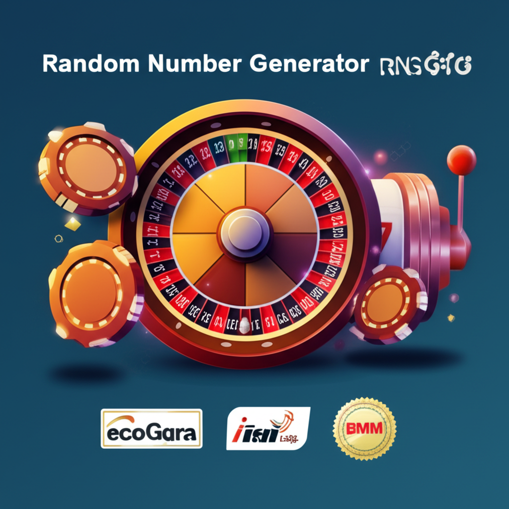 อินโฟกราฟิกอธิบายระบบ RNG และการรับรองความยุติธรรมในเกมคาสิโนออนไลน์