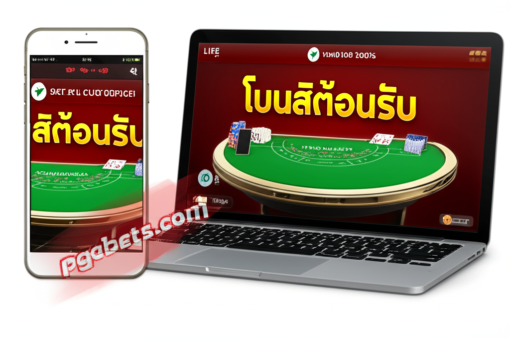อินเทอร์เฟซคาสิโนสดแบล็คแจ็คของ thepgbets.com พร้อมระบบฝาก-ถอนอัตโนมัติและโปรโมชั่นสำหรับมือใหม่