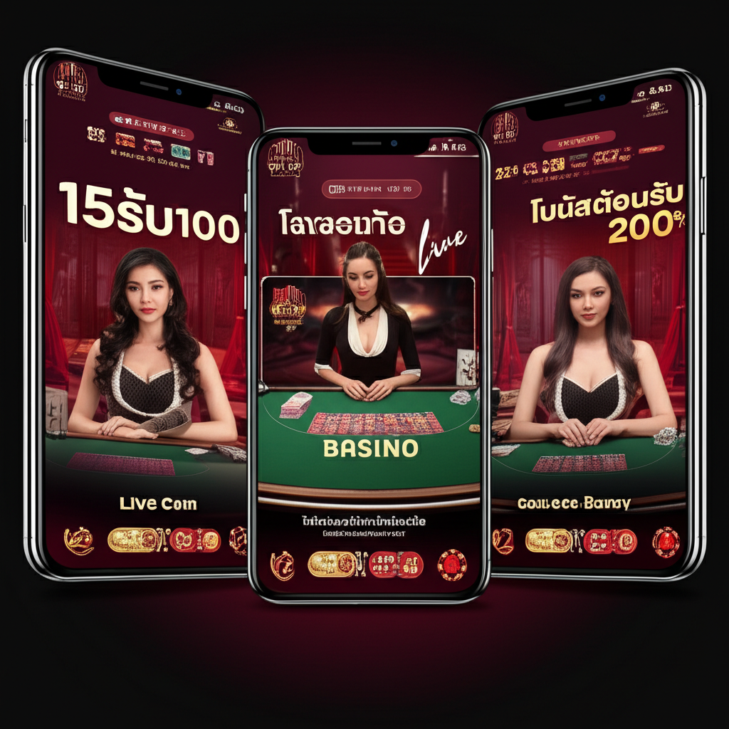 ภาพหน้าจออินเทอร์เฟซคาสิโนสด thepgbets.com พร้อมโปรโมชั่นและดีลเลอร์สด เหมาะสำหรับแนะนำเว็บคาสิโนที่น่าเชื่อถือ