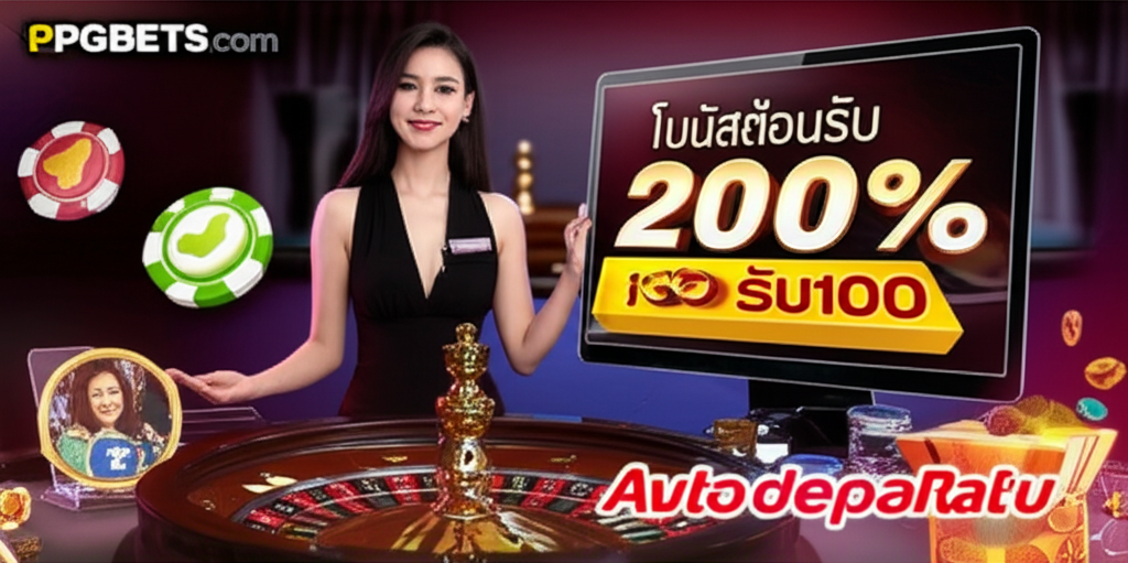 ภาพดีลเลอร์สดจาก thepgbets.com พร้อมแสดงโปรโมชั่นและระบบฝาก-ถอนอัตโนมัติที่รวดเร็วและปลอดภัย