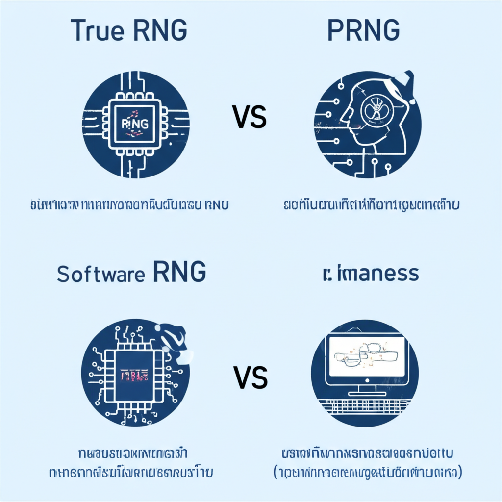 เปรียบเทียบ True RNG และ Pseudo RNG ในซอฟต์แวร์คาสิโนออนไลน์